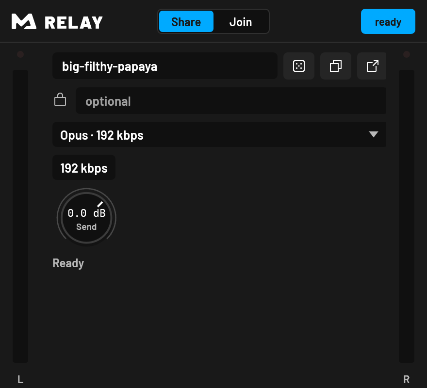 RELAY audio plugin interface